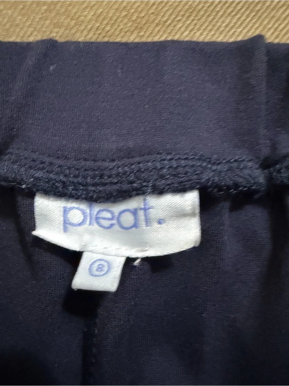 Pleat Girls Navy Wrap Skort Size 8 Preppy Dress Skirt